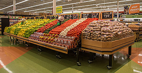 Produce displays